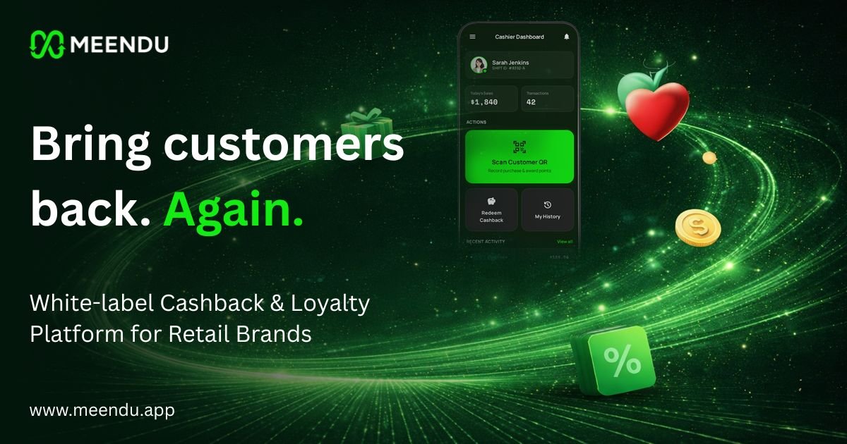 Meendu — white-label cashback, loyalty and rewards platform